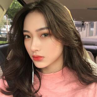 新款直销中分刘海假发片卷发修脸八字留海女侧分斜刘海假发流海片