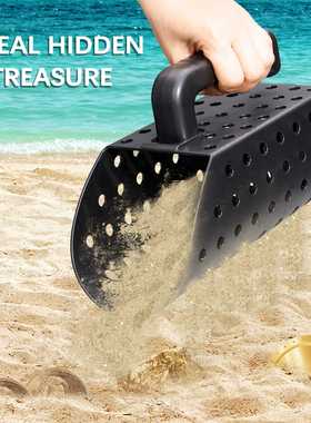 新款直销跨境金属探测器寻宝沙滩工具沙漏沙勺+铲子（2件套）sand