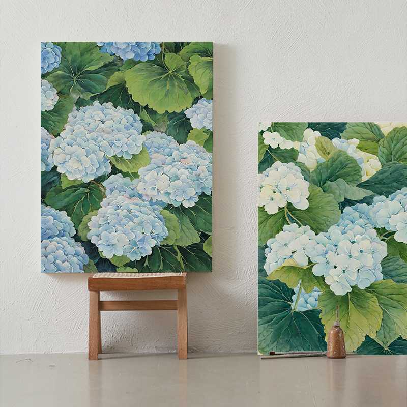 新款直销小清新餐厅墙面装饰画芯花卉客厅背景墙挂画中国风茶室玄图片