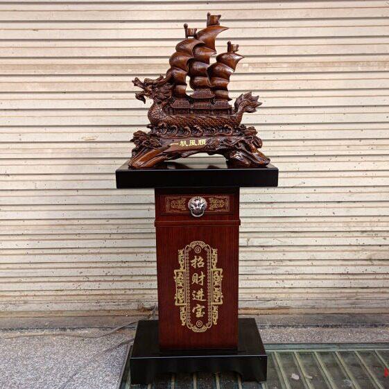 新款直销一帆风顺 特大龙舟 树脂工艺品落地大厅乔迁摆件开业公装