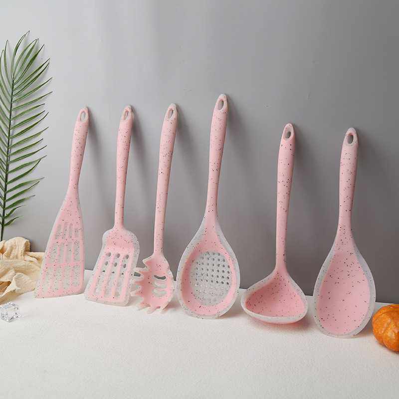 新款直销2023新品宫廷式花点硅胶铲厨具套装炒菜铲子耐高温锅铲汤,厨房/烹饪用具,全套勺铲,淘宝优惠券,粉丝福利购,淘宝优惠卷