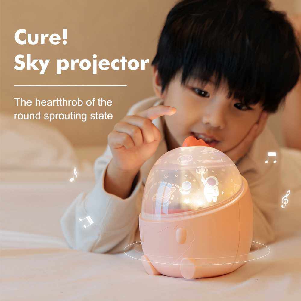 新款直销小恐龙星空灯充电投影仪夜灯旋转梦幻浪漫音乐盒儿童生日,家装灯饰光源,投影灯,淘宝优惠券,粉丝福利购,淘宝优惠卷