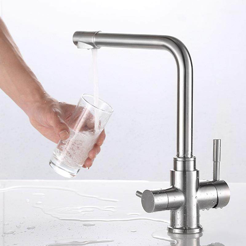 新款直销辉瓷 厨房304不锈钢纯净水多功能双用双出水净水器直饮水