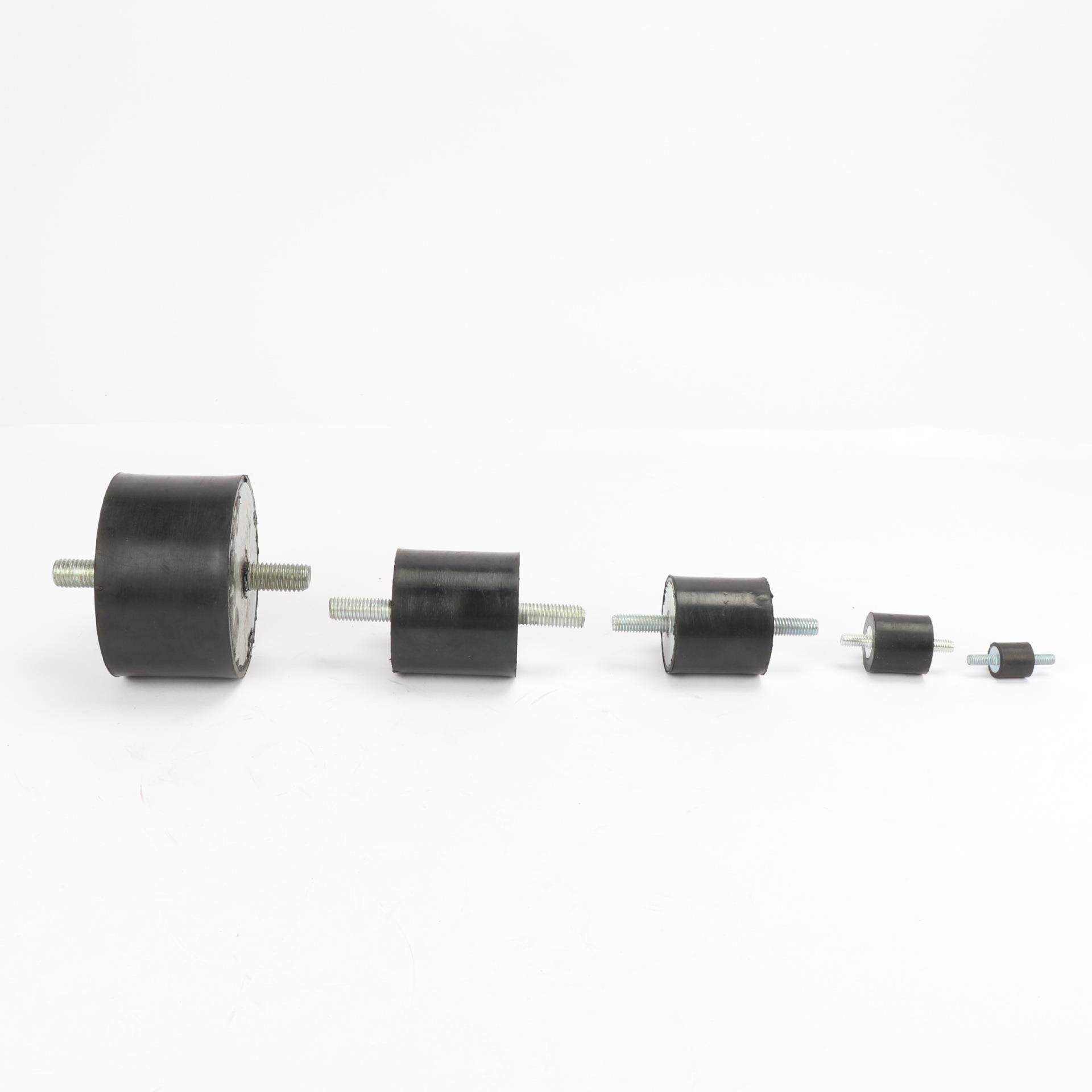 新款直销橡胶减震器VV圆柱形缓冲垫橡胶减震垫防震螺丝柱双端外螺