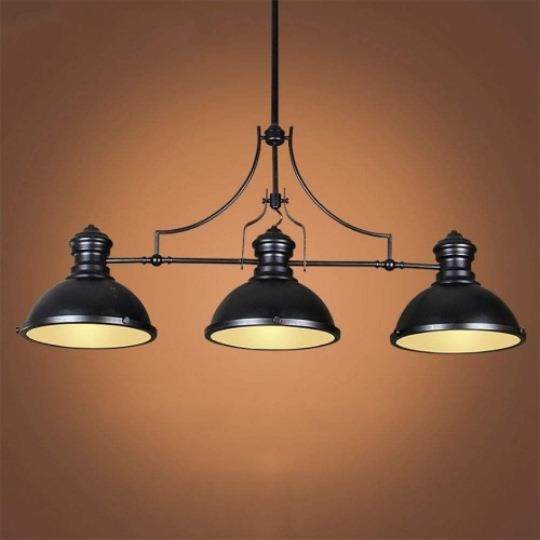 新款直销LOFT美式复古工业风工矿灯餐厅酒吧台创意罗伯斯锅盖黑尼