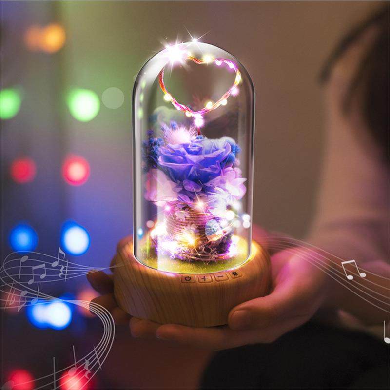 新款直销跨境热销永生花生日礼物情侣玻璃罩玫瑰绣球父母亲节教师,家居饰品,餐桌花艺,淘宝优惠券,粉丝福利购,淘宝优惠卷