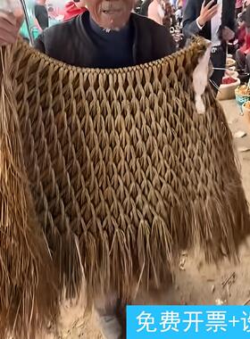 老式蓑衣斗笠手工编织草编工艺品传统文化非遗传承氛围装饰布置