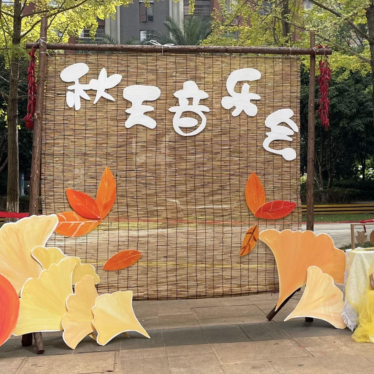 秋季环创布置枫叶银杏kt板幼儿园自然角区角装饰落叶树叶材料秋日