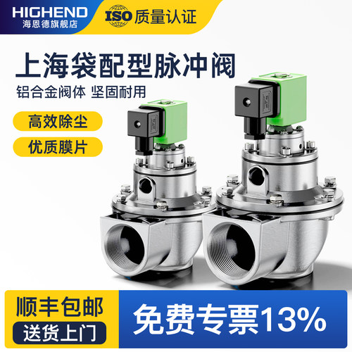 上海袋配型直角式电磁脉冲阀