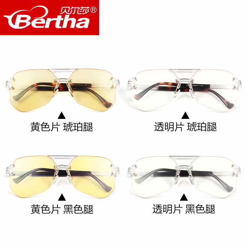 Bertha潮款男女防蓝光防辐射眼镜电脑护目镜透明框游戏电竞平光镜在类目 ZIPPO/瑞士军刀/眼镜, 功能眼镜, 电脑护目镜中 - 来自Buy2taobao.com提供专业的淘宝代购服务
