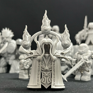 魔兽世界系列血精灵凯尔萨斯·逐日者3D打印积木人仔玩具游戏白模