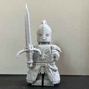 艾尔登法环系列白狼战鬼套第三方3D打印积木人仔玩具游戏白模手办