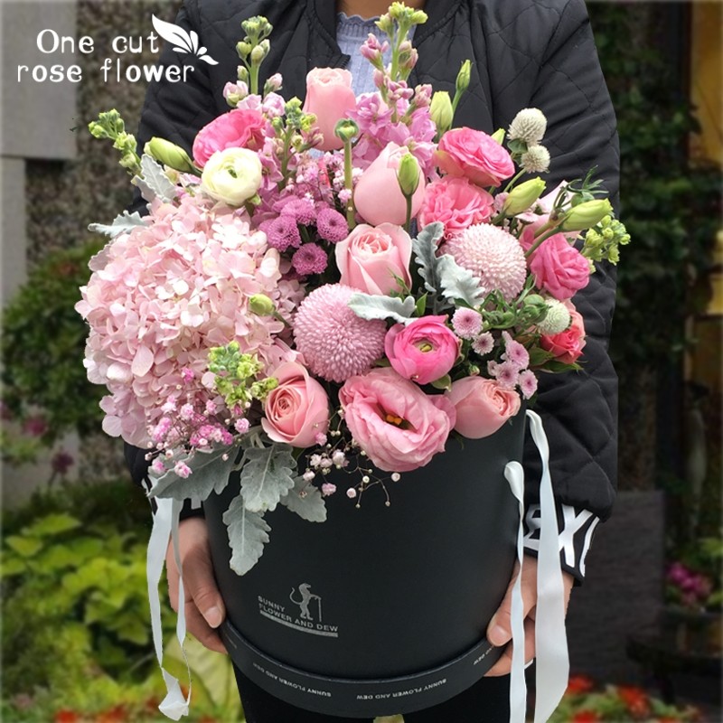 杭州鲜花速递同城绣球生日祝福