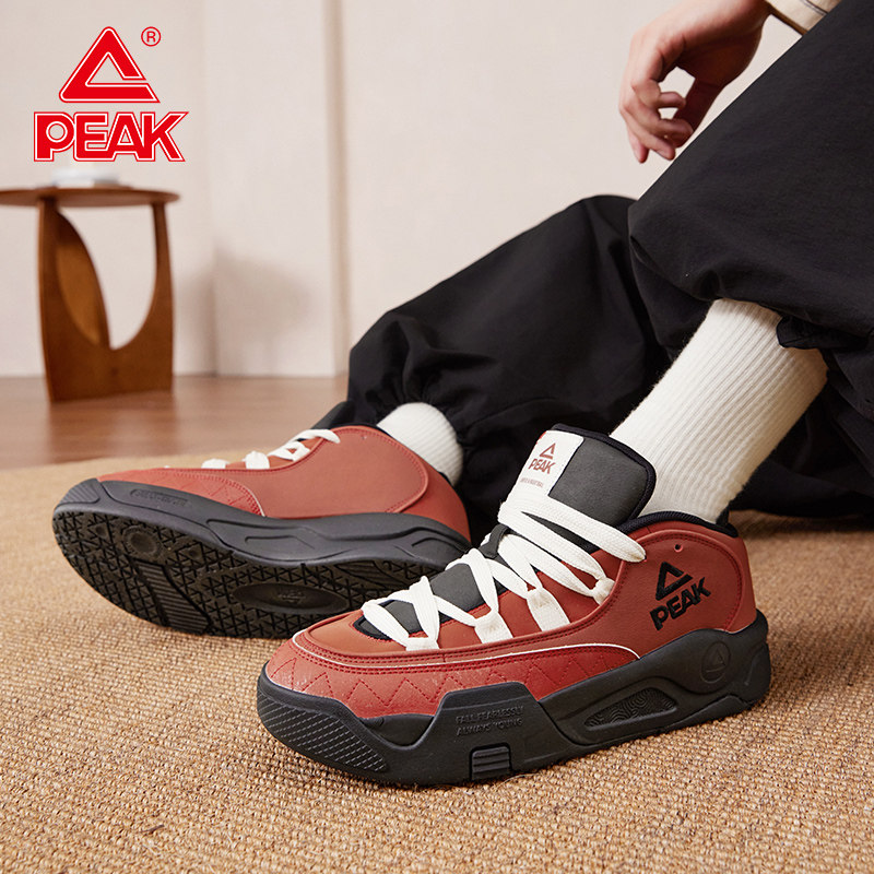 匹克态极鲨鱼鞋情侣时尚潮流文化鞋板鞋男款厚底复古休闲运动女鞋