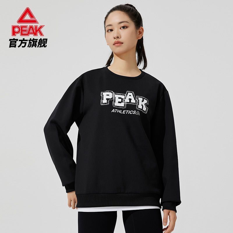 匹克综训系列丨男女同款长袖卫衣圆领简约舒适套头衫上衣DF633200