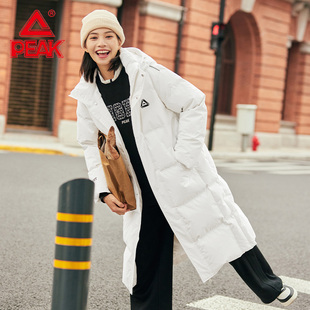 防风保暖运动外套羽绒服 羽绒服情侣新款 匹克RIGHT系列正品 中长款