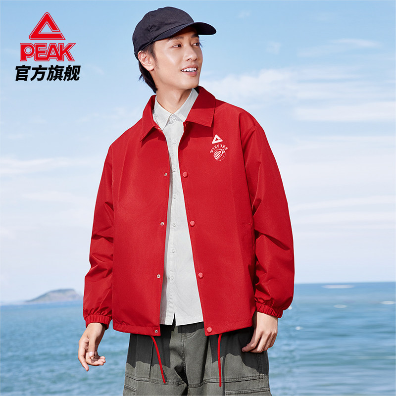 匹克五谷丰登 | 新年梭织外套运动夹克上衣男本命年新年战袍马年