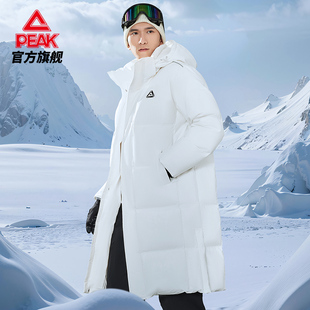 防风保暖运动外套羽绒服 羽绒服情侣新款 匹克RIGHT系列正品 中长款