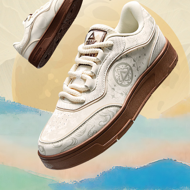 匹克国创态极板鞋男春季新品皮面缓震耐磨休闲鞋子低帮潮流运动鞋