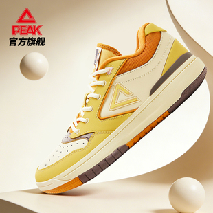 运动鞋 皮面男鞋 男紫定发财配色复古休闲板鞋 匹克态极910BB篮球鞋