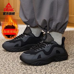 匹克小胖鞋棉鞋男女鞋加绒保暖厚底增高复古百搭运动鞋官方正品