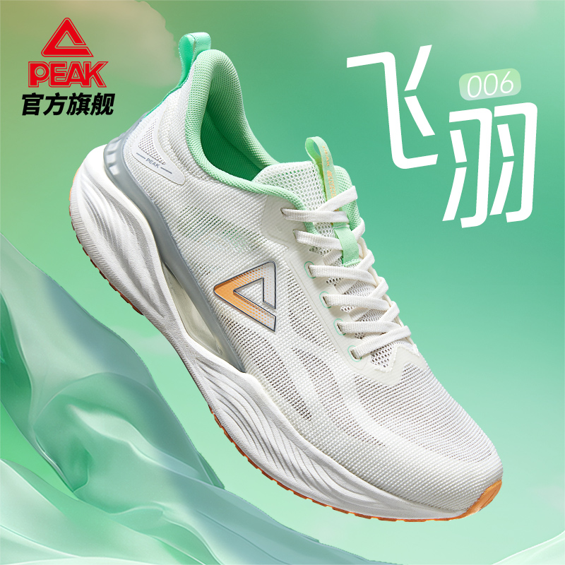 匹克态极飞羽006跑步鞋男女新款网面透气中考体侧跑步鞋DH520097