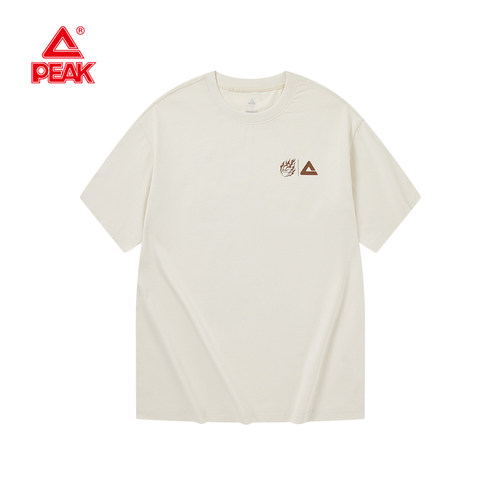 匹克圆领短袖T恤男休闲运动