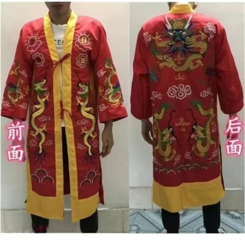 特卖道士道服道场民间真人法衣24道袍短袖用品经衣衣服长袖八卦衣