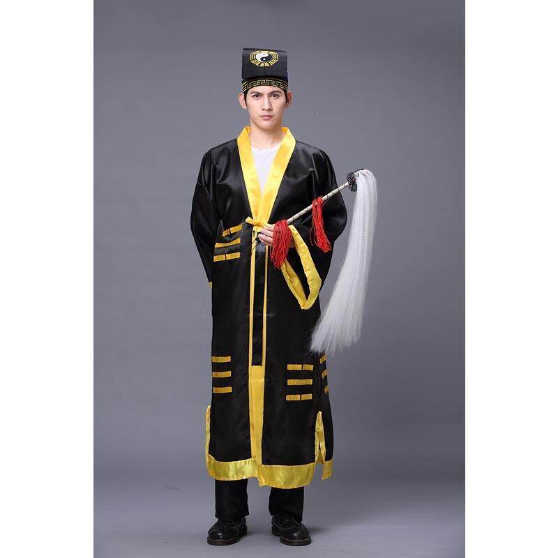 特价新款道士服装男道袍道士服长袍道衣法衣经衣林正英同款衣服道