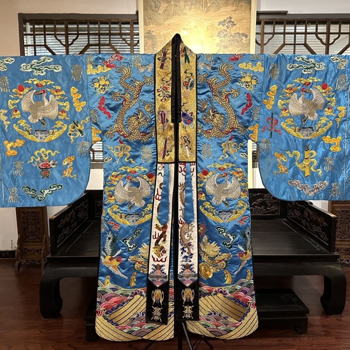 特卖道士服有袖九鹤郁罗箫台二十八宿四季款道家高功法衣降衣道袍