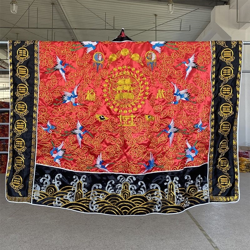 特卖道士法衣仙鹤衣高功法衣道服仙鹤法衣绸缎刺绣八卦衣经衣道袍