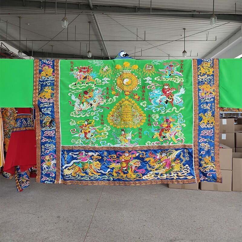 特卖夏季薄款道袍三十六天将道服高丝宝加水袖子经衣天将道袍道士