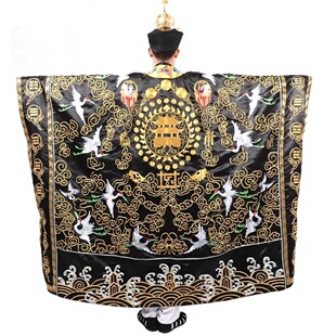 特卖法衣黑色全金丝云鹤法衣道袍道装道服道衣机绣法衣