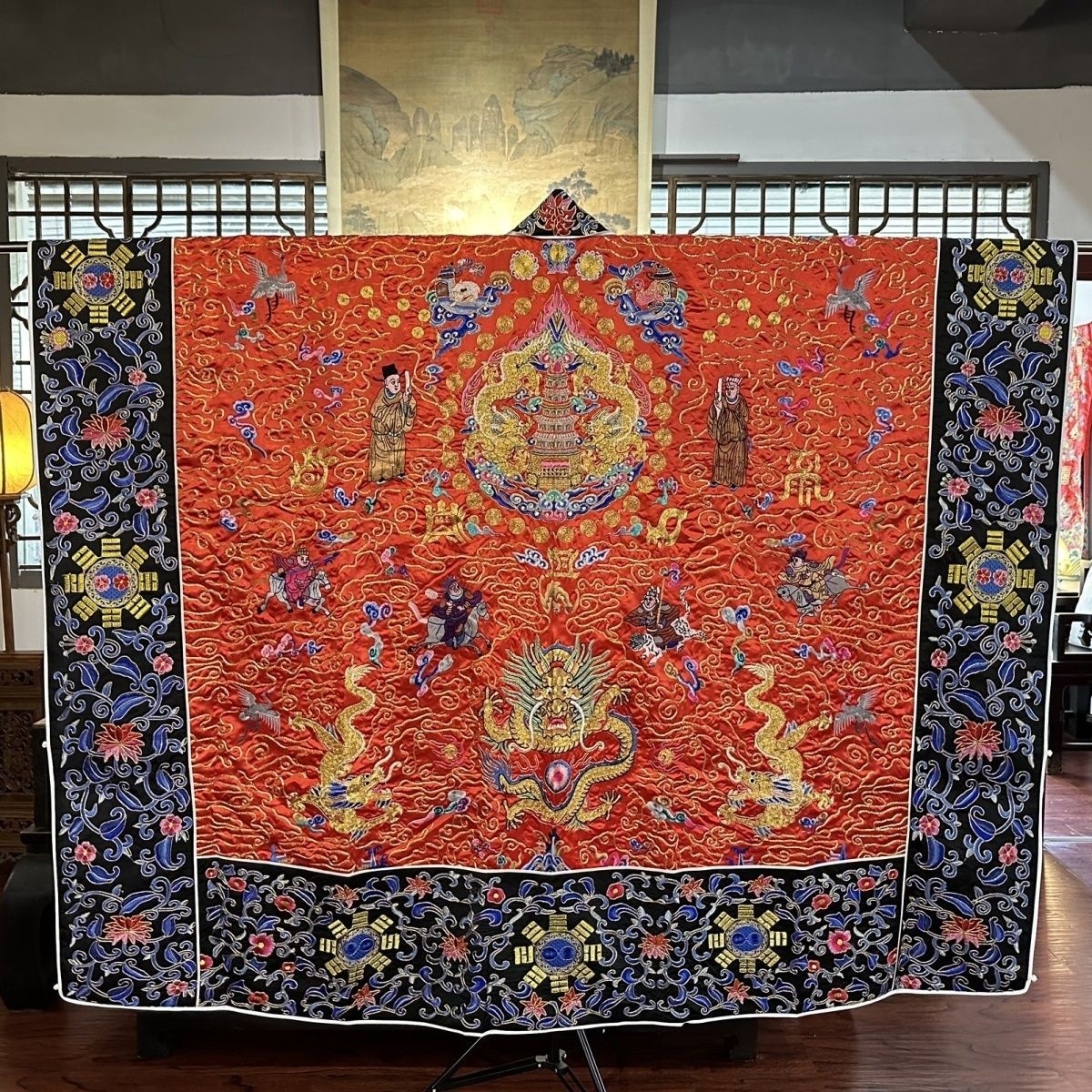 特卖道士服四季款复原清代五龙四帅法衣道家高功法衣降衣道袍多色