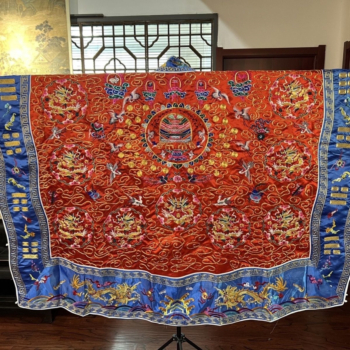 特卖道士服全金郁罗箫台九龙法衣道家高功法衣降衣道袍多色可选