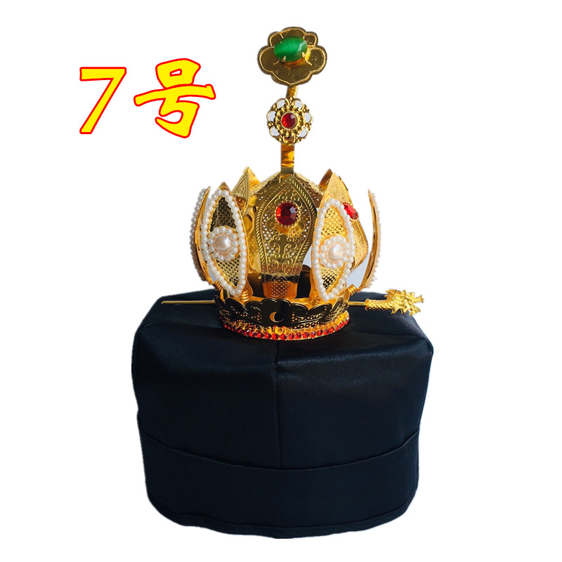 特卖道家用品正一道士帽五老冠火焰冠莲花冠高功帽马尾帽六角帽庄