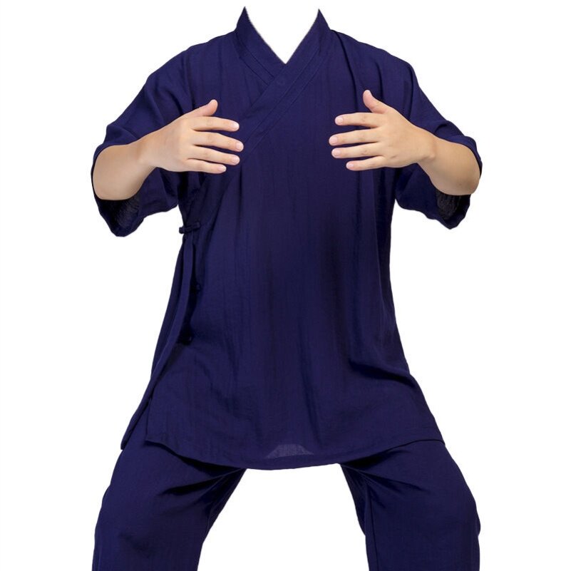 特卖武当道袍男道服 夏季太极服中国风男古风改良汉服秋道士服装