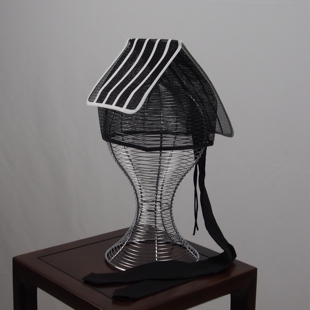 特卖创代设明代汉服帽子飘飘巾古代秀才巾帽古风透纱网巾明代道袍