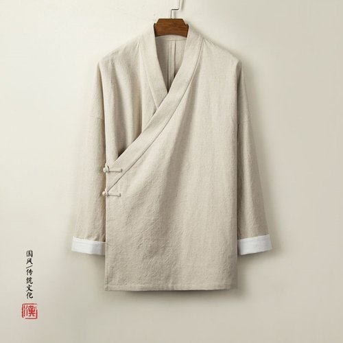 特卖中国风男装僧服唐装改良汉服复古装茶禅服居士服外套中式道袍