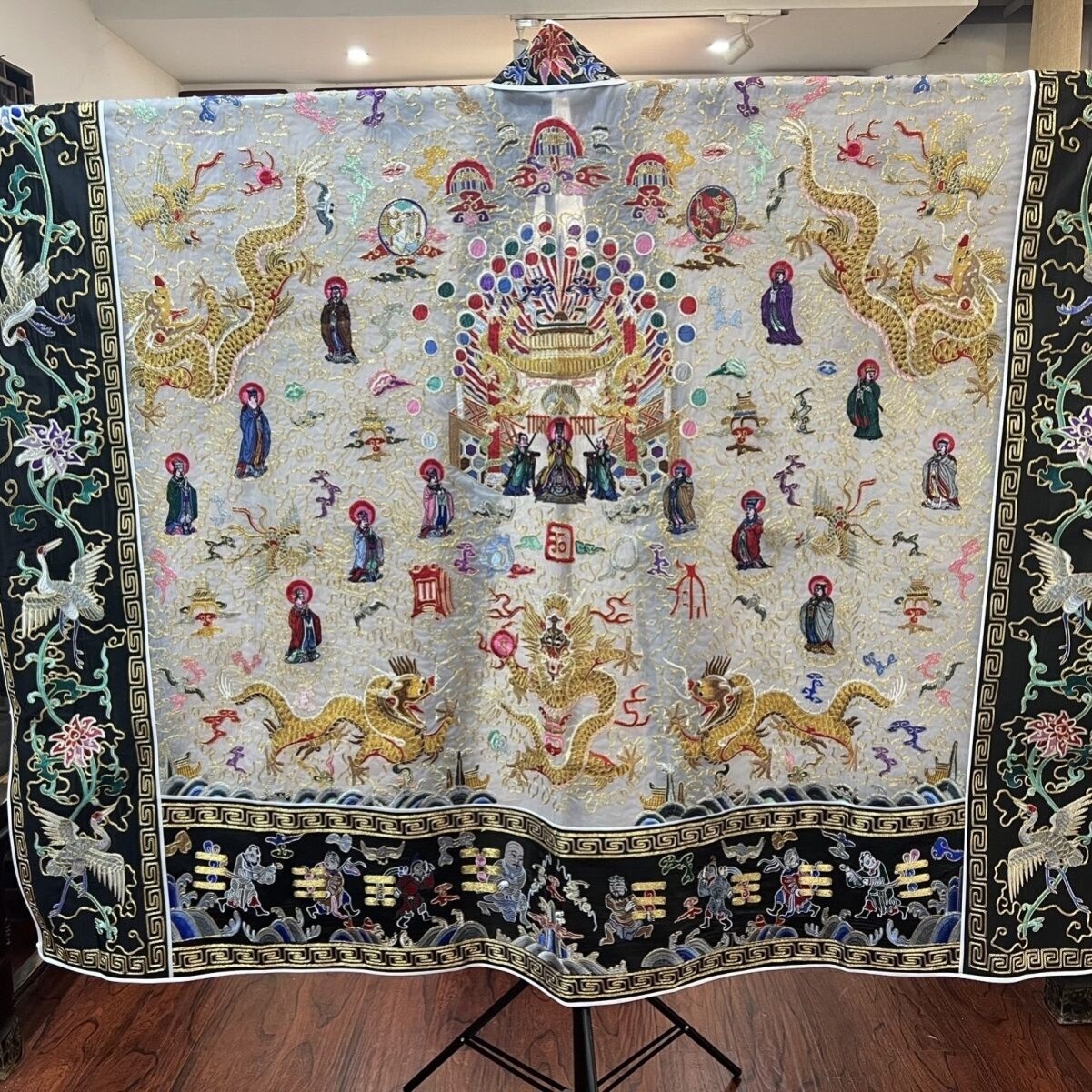 特卖道士服高功服复原夏季轻薄纱料十二元辰朝玉皇大袖法衣降衣道