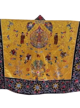 特卖黄色复原清代老法衣道家高功法衣道士服班衣霄台衣经衣道袍