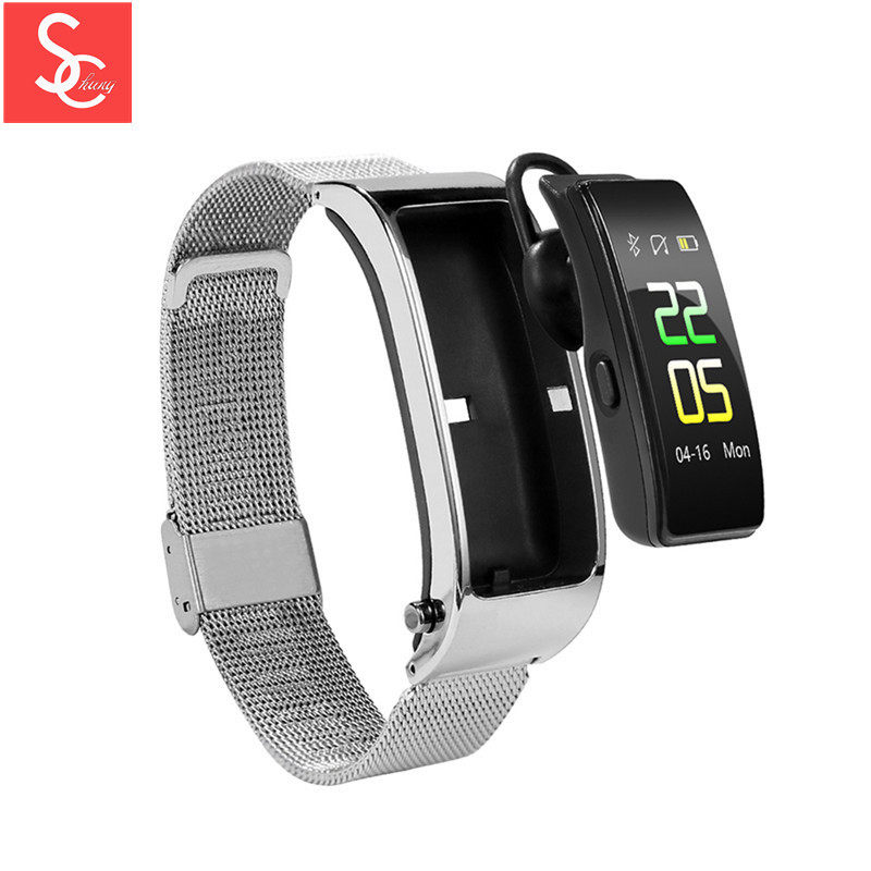 雙暢智能手環藍牙耳機二合壹分離式可通話心率血壓男女計步器多功能運動接聽電話手表適用蘋果小米在類目 智能設備, 智能手環中 - 來自Buy2taobao.com提供專業的淘寶代購服務