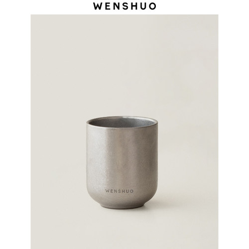 WENSHUO304不锈钢水杯做旧复古
