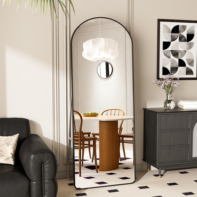 轻奢全身穿衣镜家用网红落地服装店试衣镜直播专用显瘦美颜大镜子