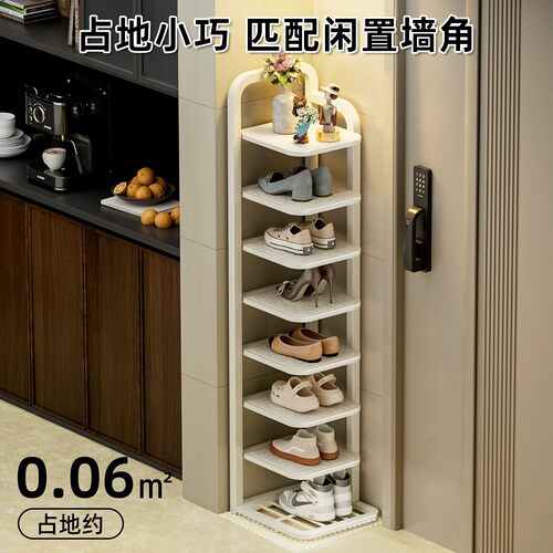 鞋架家用门口玄关收纳窄小收纳鞋柜置物架省空间入户玄关简易鞋架