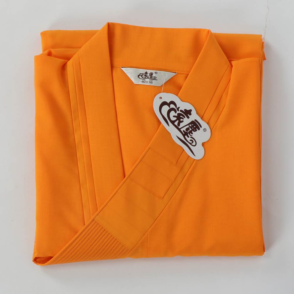 远尘海清黄色僧服师父青衣出家人方丈衣服法师衣台麻纱四季男女款