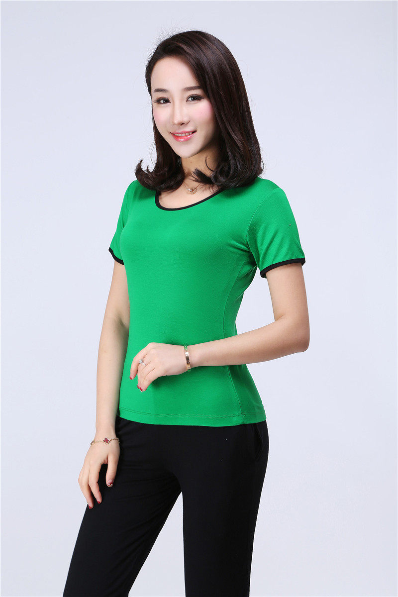 新款单件长短袖上衣广场舞蹈服装表演服上衣裙裤拉丁舞衣健身舞