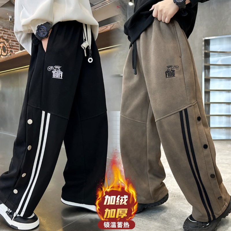 男童秋冬款运动裤直筒长裤