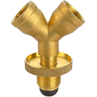 一分两路减压阀煤气罐分支三通液化气瓶钢瓶分流连接头灶具配件