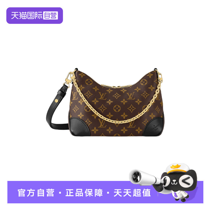 【自营】中古99新LV/路易威登经典老花链条包牛角包斜挎包单肩包